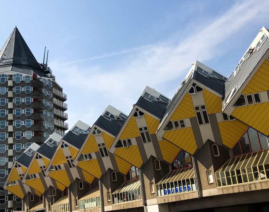 les maisons cubes de Rotterdam Pays-Bas