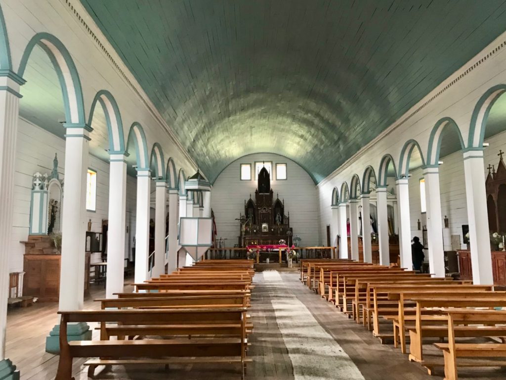 Iglesia de Tenaun, Chiloé, Patagonia
